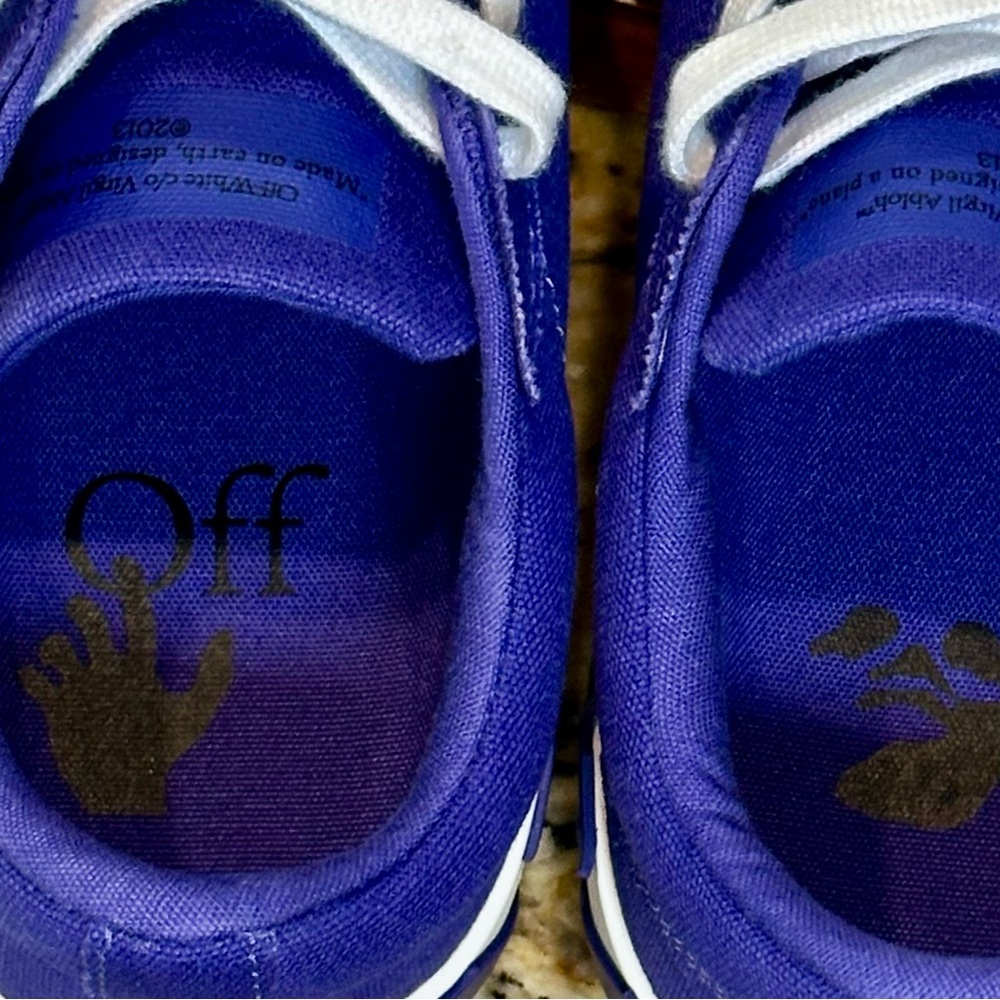 Off-White c/o Virgil Abloh Violet/Violet Sneakers Limited - Picture 7 of 12